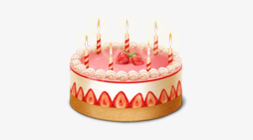 Birthday Cake Psd - Strawberry Birthday Cake Png, transparent png download
