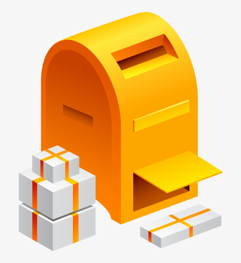 Post Box And Package Icon - 企业 邮局, transparent png download