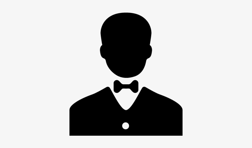 Young Elegant Man With Bow Vector - Manager Icon, transparent png download