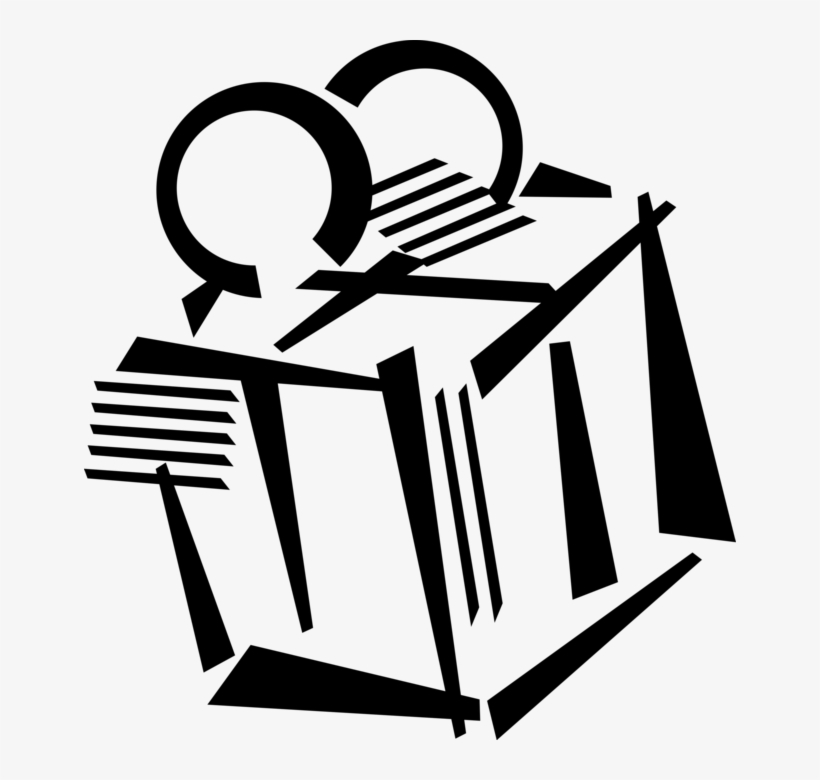 Vector Illustration Of Gift Wrapped Birthday, Anniversary,, transparent png download