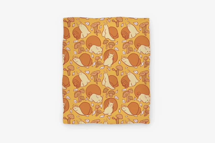 Snails & Shrooms Blanket - Magic Mushrooms, transparent png download