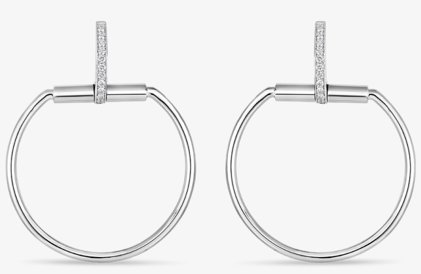 Classica Parisienne Gold Earrings With Diamonds - Earrings, transparent png download