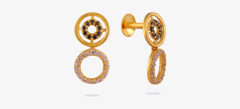 Gold Earrings- Ja5364275n - Gold, transparent png download