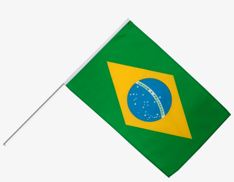 Brazil Hand Waving Flag - Brazil Flag, transparent png download