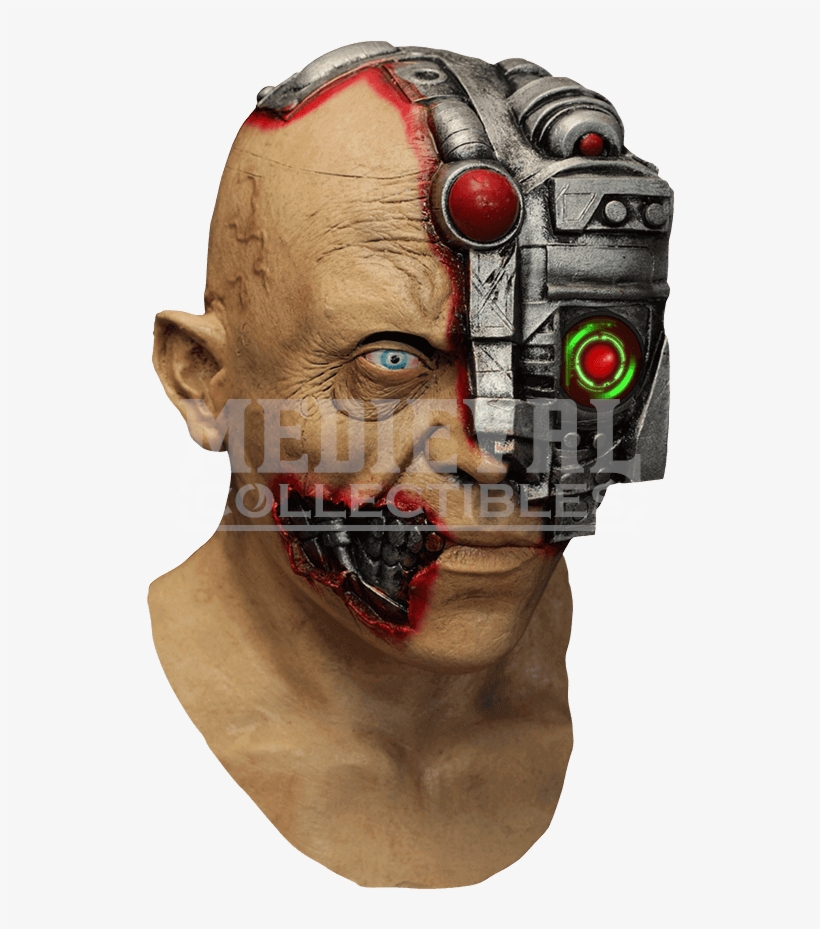 Newfor New Animated Scanning Cyborg Adult Mask, transparent png download