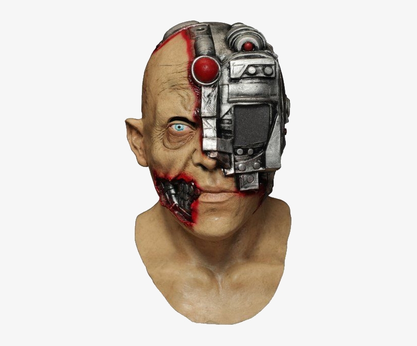 Digital Animated Eye Cyborg Mask - Animated Scanning Cyborg Adult Mask, transparent png download