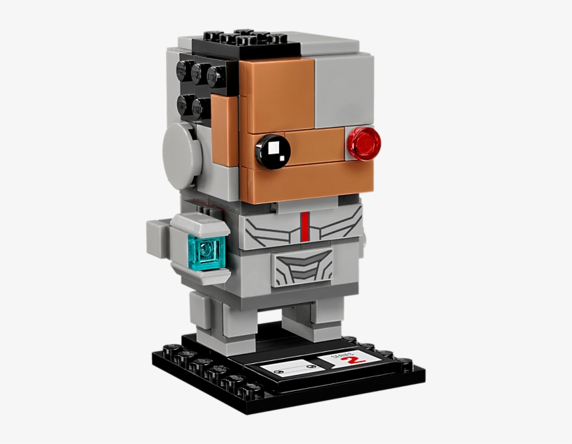 Cyborg - Lego Brickheadz Cyborg, transparent png download