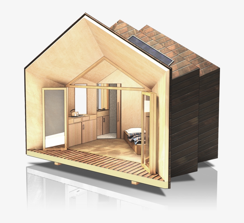 Jean - Small Wooden House Models, transparent png download