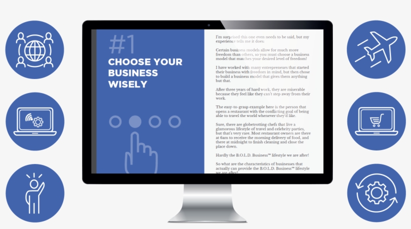 Icons And Visuals For E-books And Webinars - Book, transparent png download