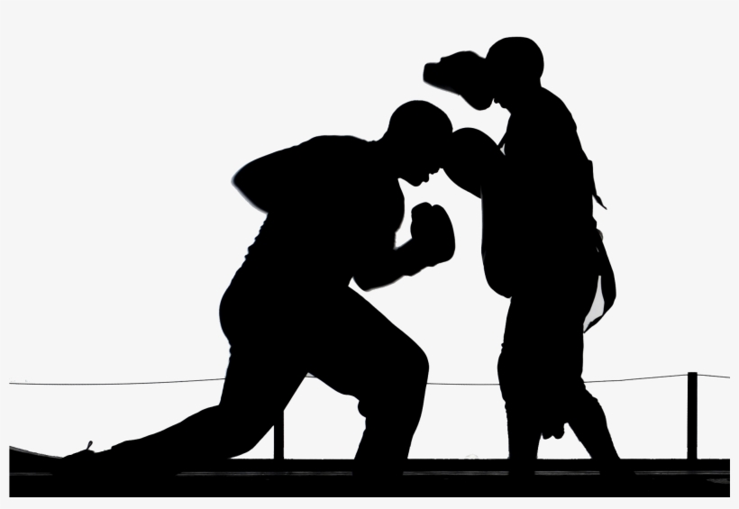 Boxing Training Workout Silhouettes 39582clearcrop2 - Poster: Aviation Boatswain's Mates Practice Boxing, transparent png download