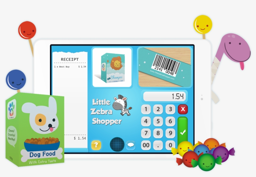 Little Zebra Shopper Things, transparent png download