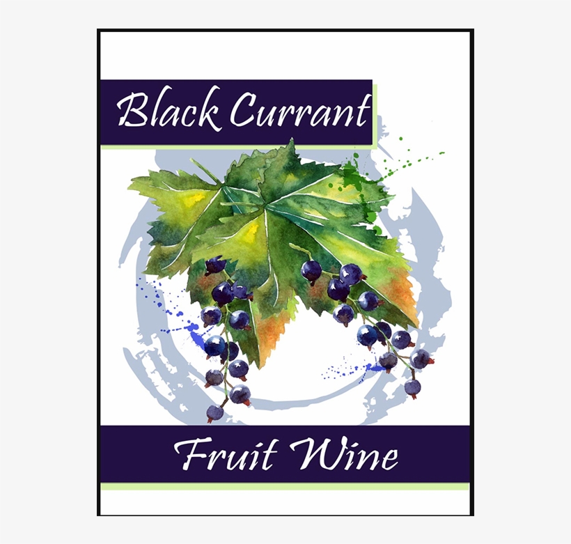 Cranberry Fruit Wine Bottle Labels, transparent png download