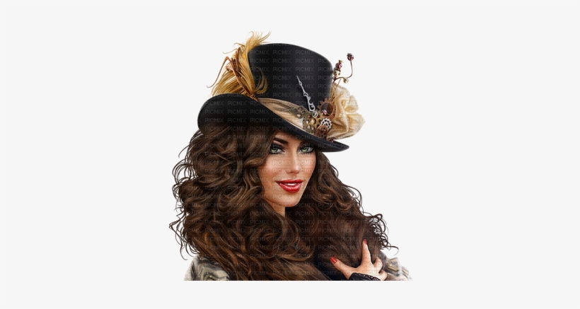 Steampunk - Tube Pin Up En Png, transparent png download