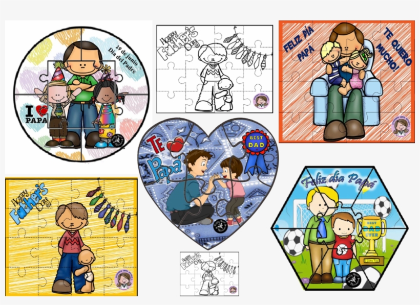 Rompecabezas Dia El Padre, transparent png download