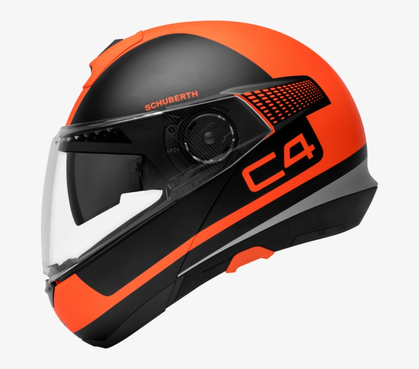 The Offers German Luxury, Modern Styling And The Quietest - Schuberth C4 Legacy Orange, transparent png download