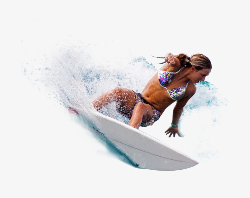 Surfer Woman Png, transparent png download