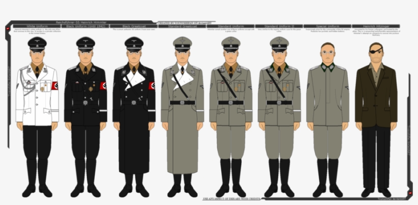 Some Of Heinrich Himmler's Uniforms, transparent png download