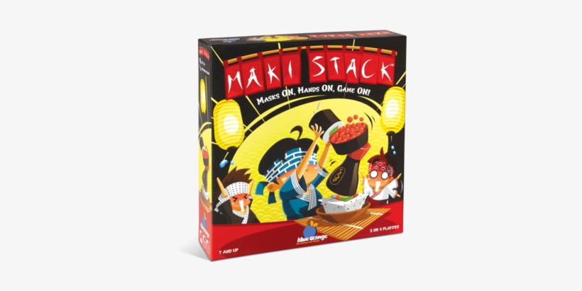 Masks On, Hands On, Game On Picture - Maki Stack Blue Orange, transparent png download