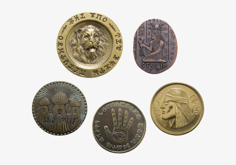 Conan Set - Aquilonian Set Of Eight Gaming Coins, transparent png download
