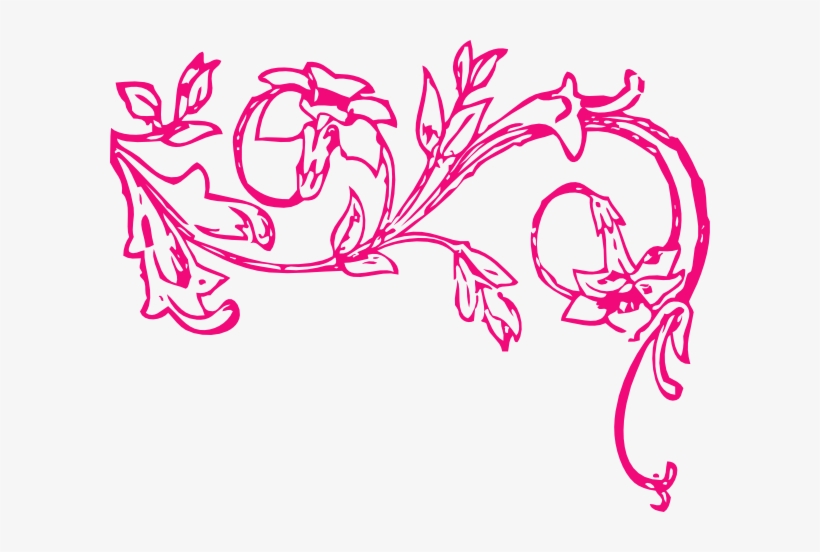 Download Swirl Flower Clipart Free Swirl Flower Png - Pink Flower Design Png, transparent png download