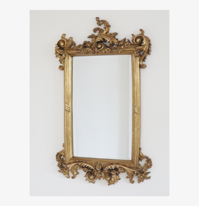 Ornate Gold Mirror - Mirror, transparent png download