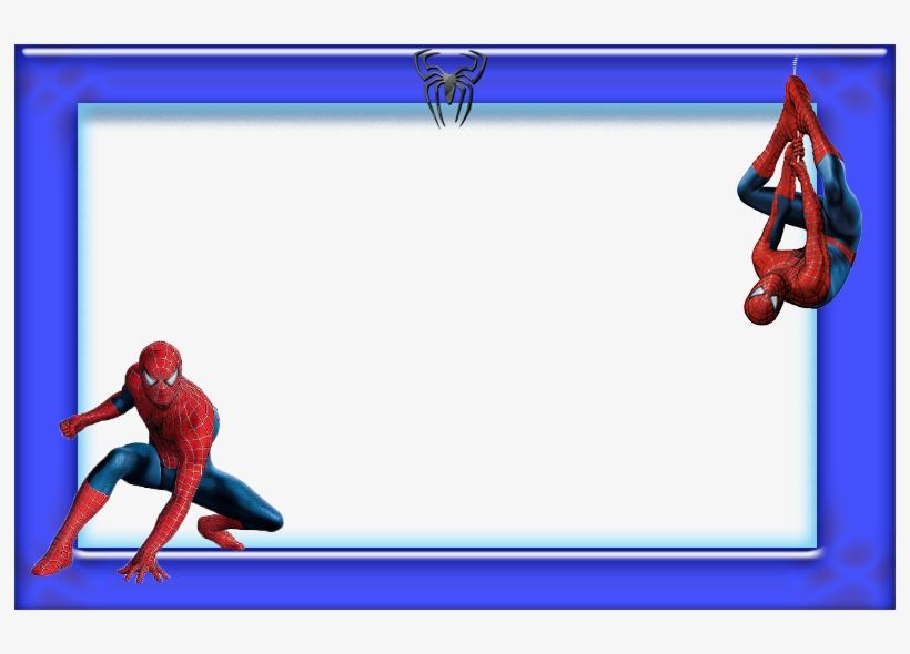 Convites Aniversário Para Imprimir - Spiderman Name Tag Design, transparent png download