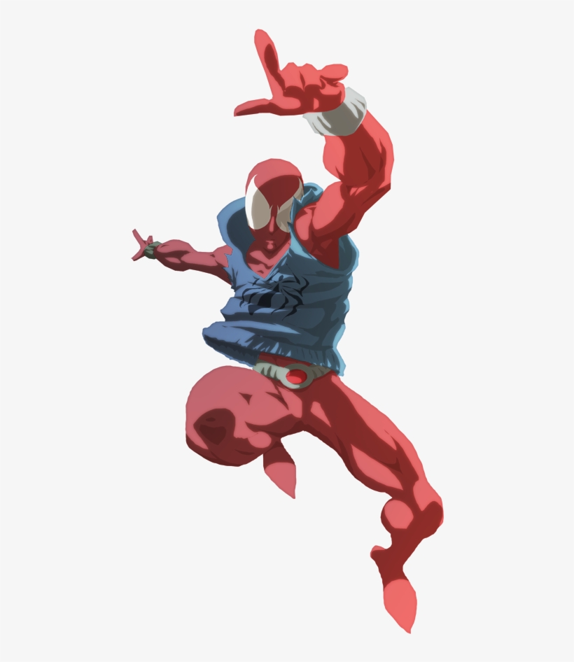 Aranha-escarlate - Spider Man Scarlet Suit, transparent png download