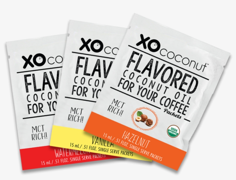 Xo Coconut™ Is A Usda Certified Organic Alternative - Mct Oil Single Serve, transparent png download