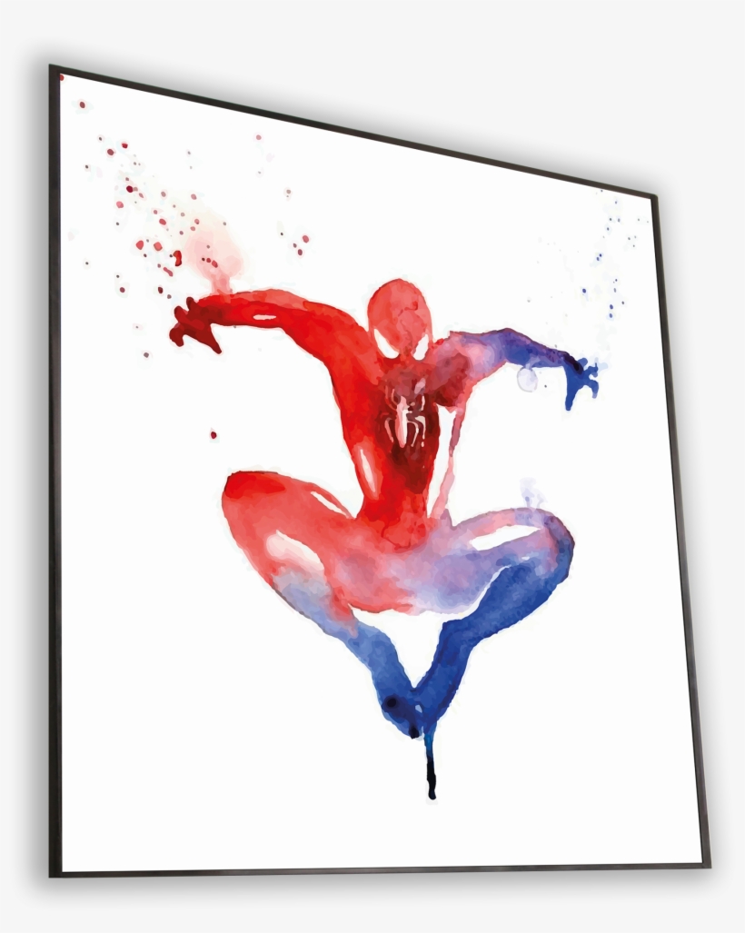 Spiderman Watercolor, transparent png download