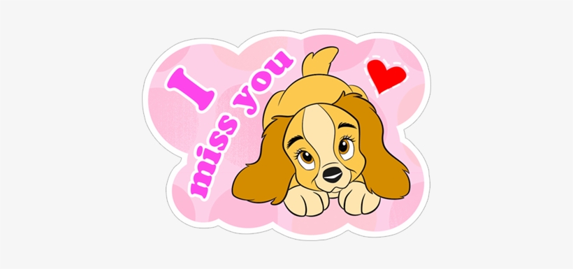 Viber Sticker « Lady And The Tramp» - Lady And The Tramp, transparent png download