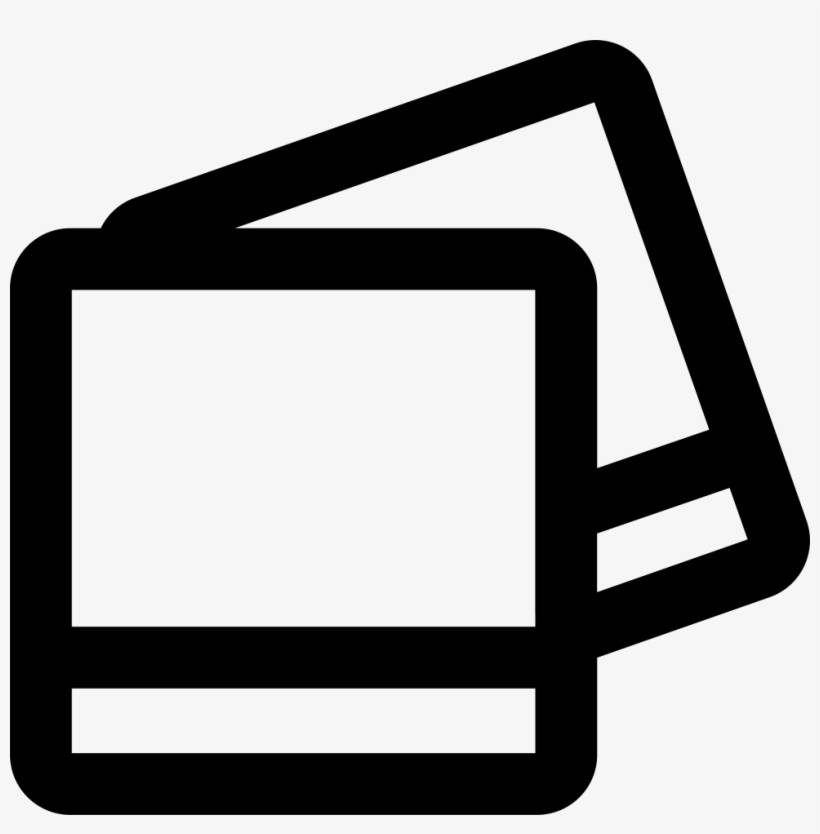 Blank Polaroid Pictures Comments - Polaroid Icon Png White, transparent png download