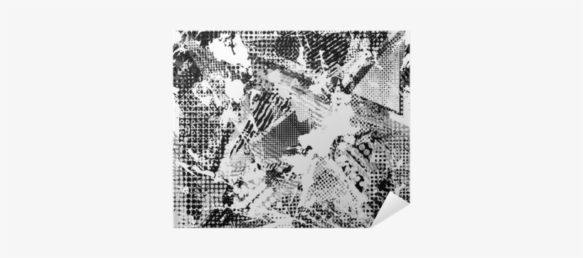 Scuffed Drop Sprays, Triangles, Dots, Black And White - Aerosol Paint, transparent png download