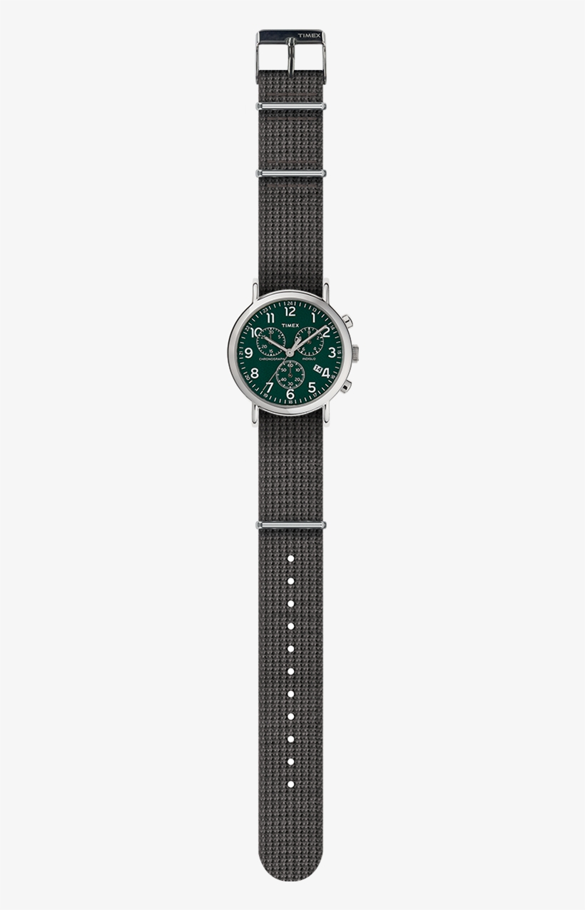 Weekender Chronograph 40mm Fabric Strap Watch Large - Timex Weekender Chrono, transparent png download