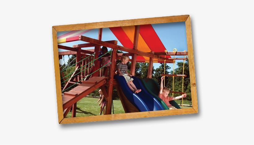 I've Never Made A Better Purchase Than A Kids Creations - Kids Creations Redwood Big Top Swing Set, transparent png download