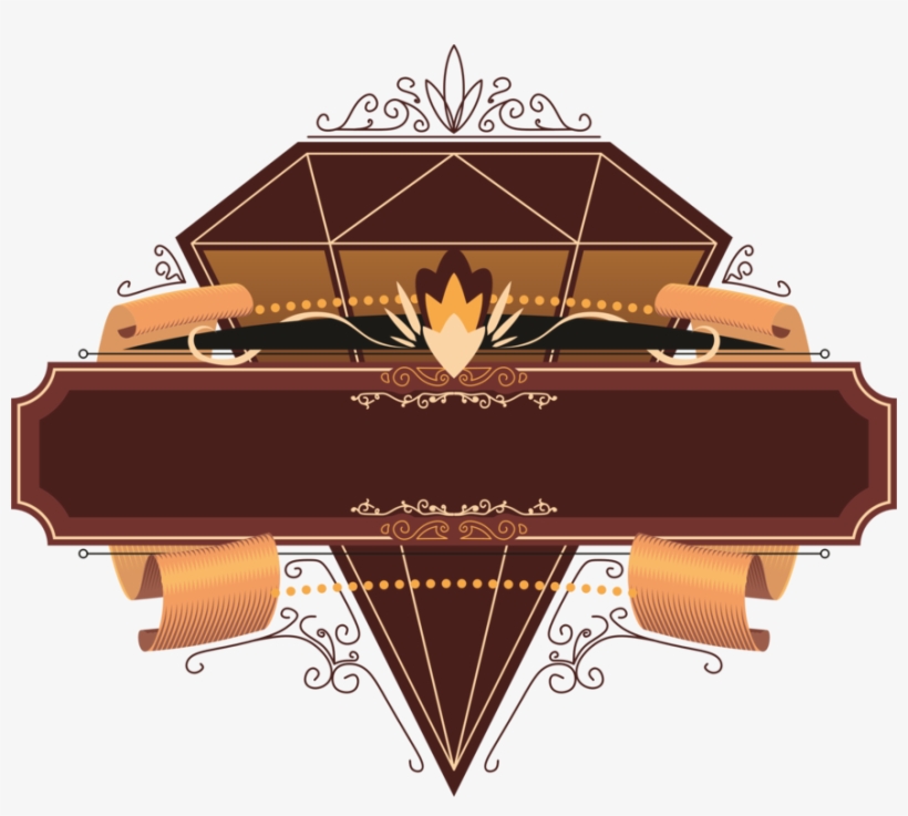 Retro Style Vintage Ornament Tattoo Piano - Clip Art, transparent png download
