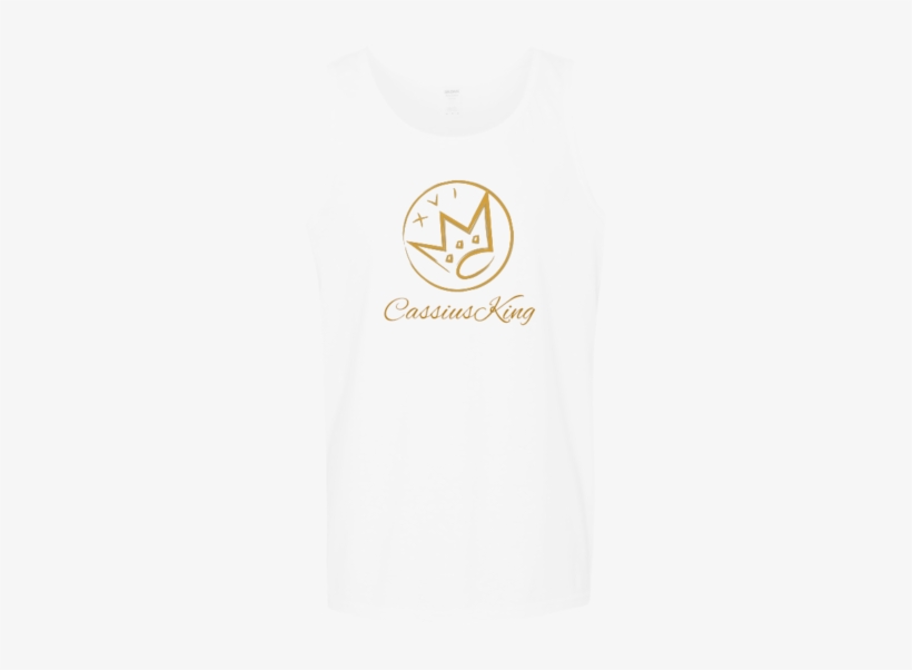 Cassius King Brand Men White Tank Top - Active Tank, transparent png download