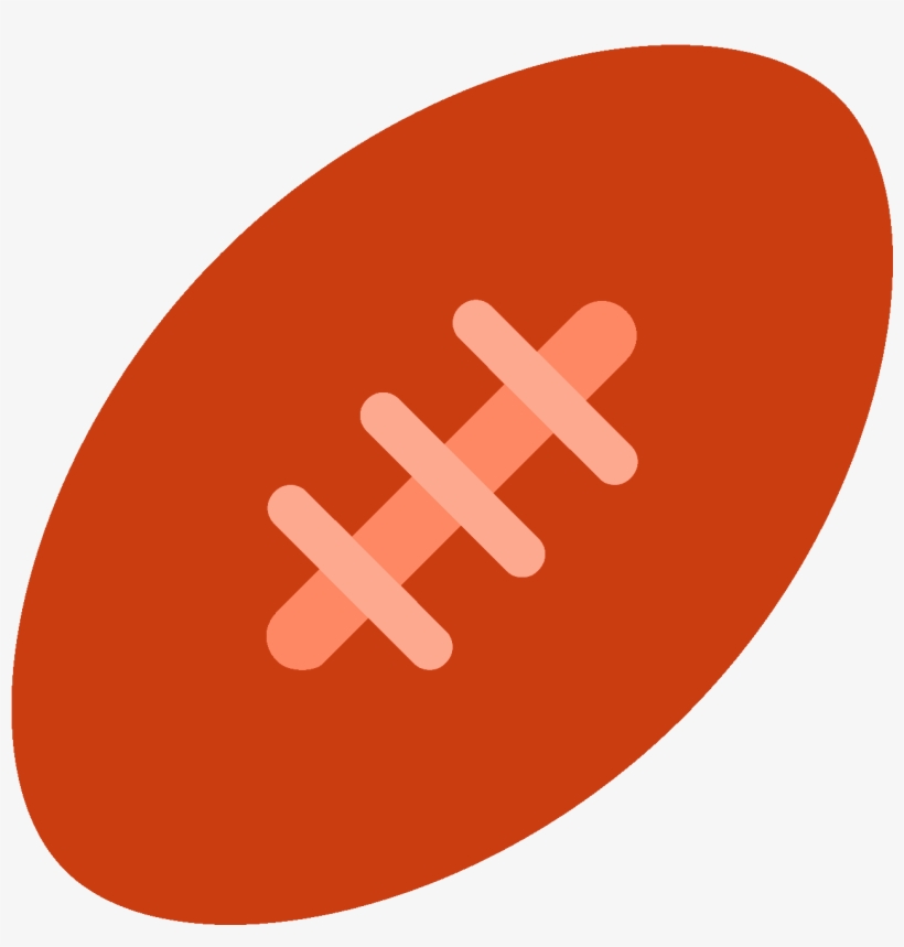 It's The Drawing Of A Football - Sports, transparent png download