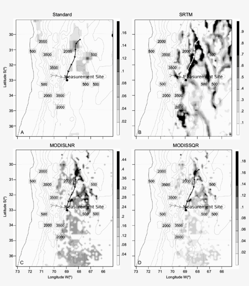 6 Simulated 3-h Back Trajectories Computed For May - Diagram, transparent png download