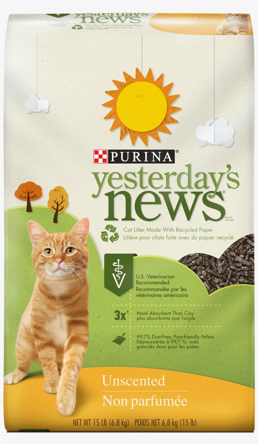 Yesterday's News Cat Litter, transparent png download