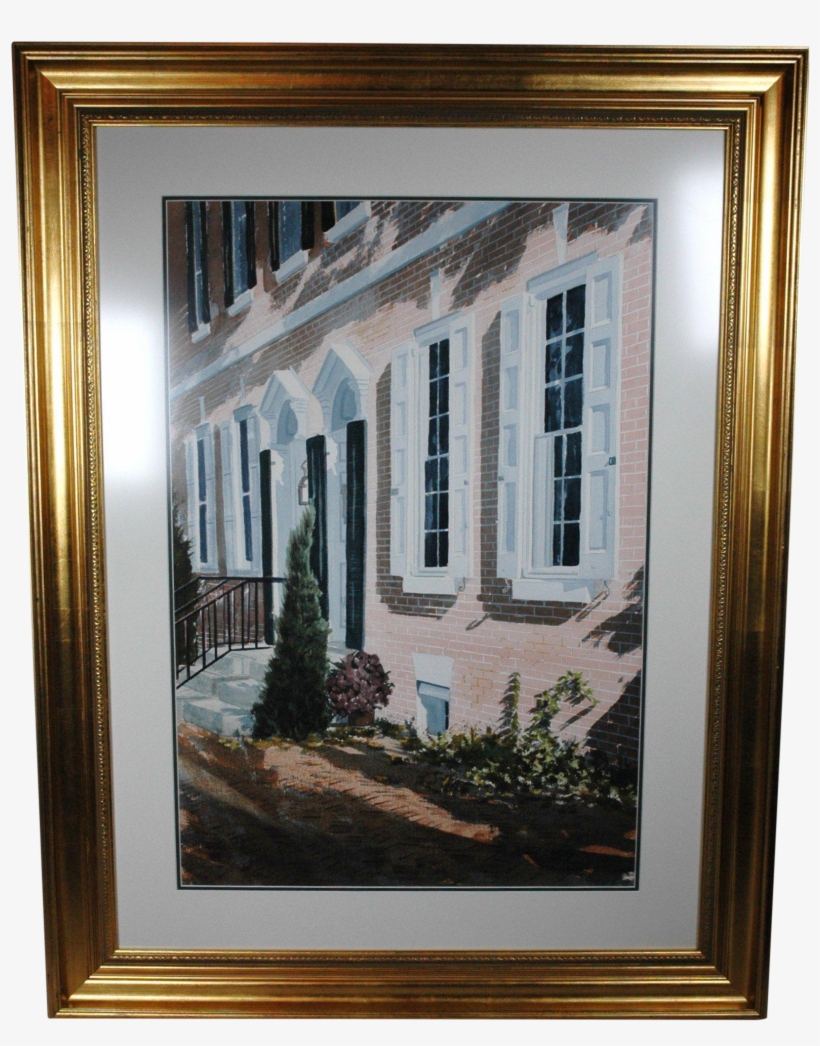 A Detailed Watercolor By Thomas Newnam, That Perfectly - Picture Frame, transparent png download