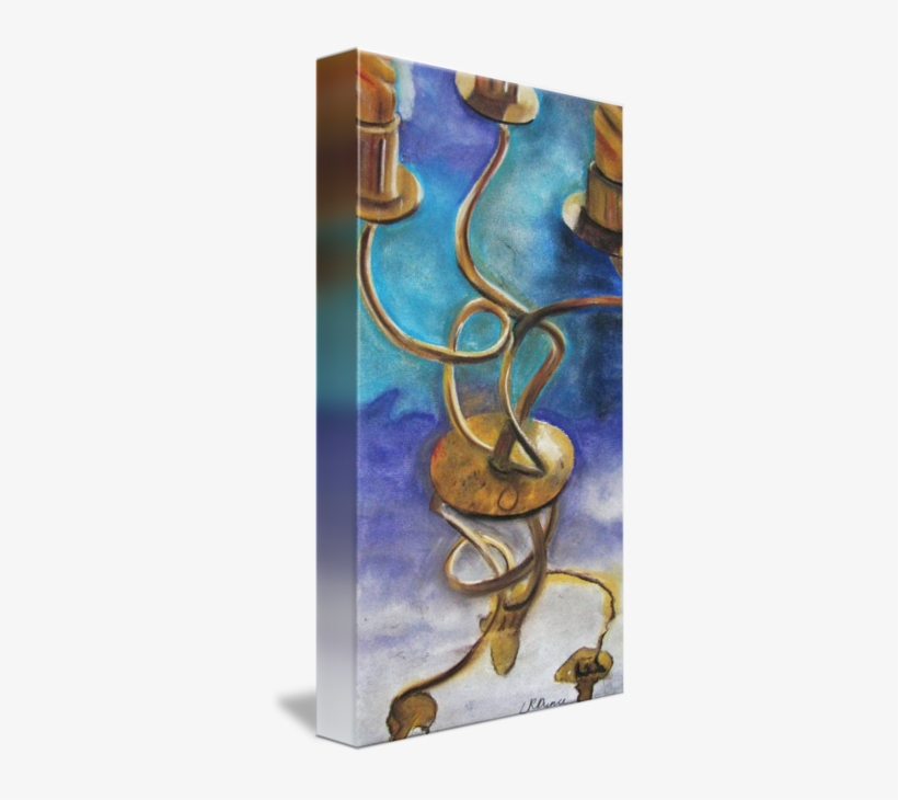 Distorted Candle Stick By Laura Dunce Svg Black And - Drawing, transparent png download