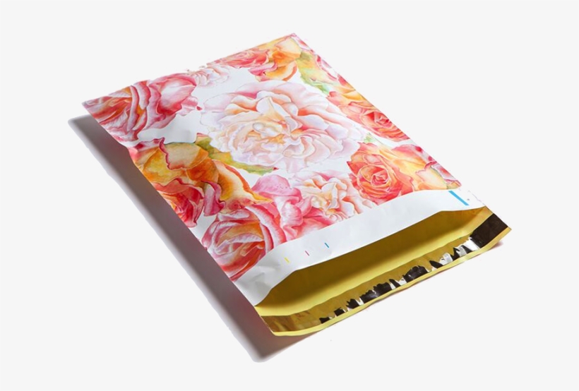 Designer Mailers Watercolor Blossoms Poly Mailers - Floral Poly Mailers, transparent png download
