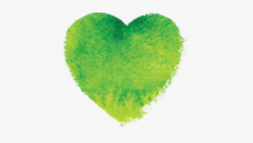 Png Pink Painted Isolated The Arts Image Colorful - Green Watercolour Heart Png, transparent png download