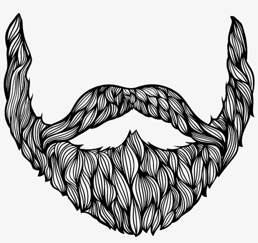 Beards Transparent Png Images - Beard Sketch, transparent png download