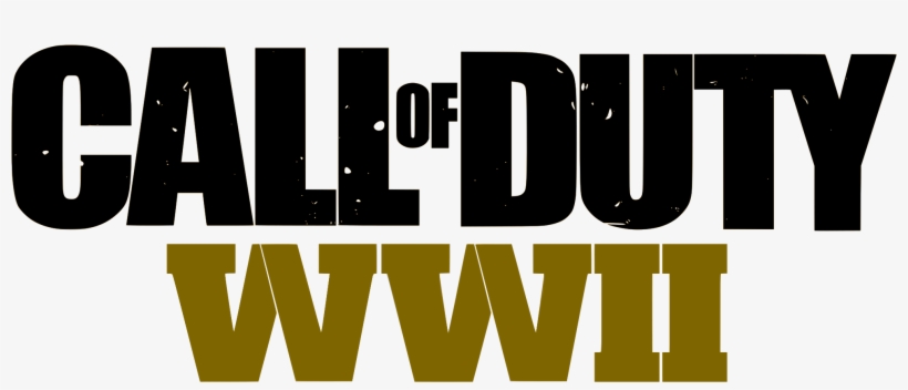 Logo Call Of Duty Wwii Zweifarbig - Call Of Duty Logo Png, transparent png download