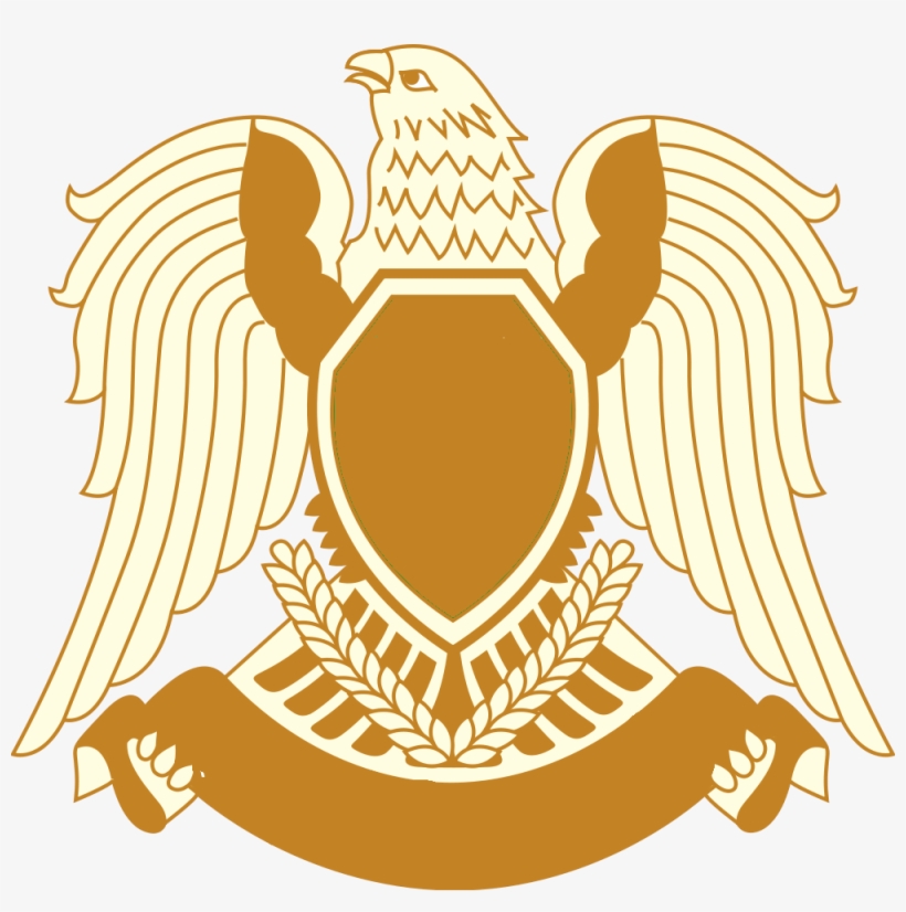 Quaraish Eagle - Libya Coat Of Arms, transparent png download