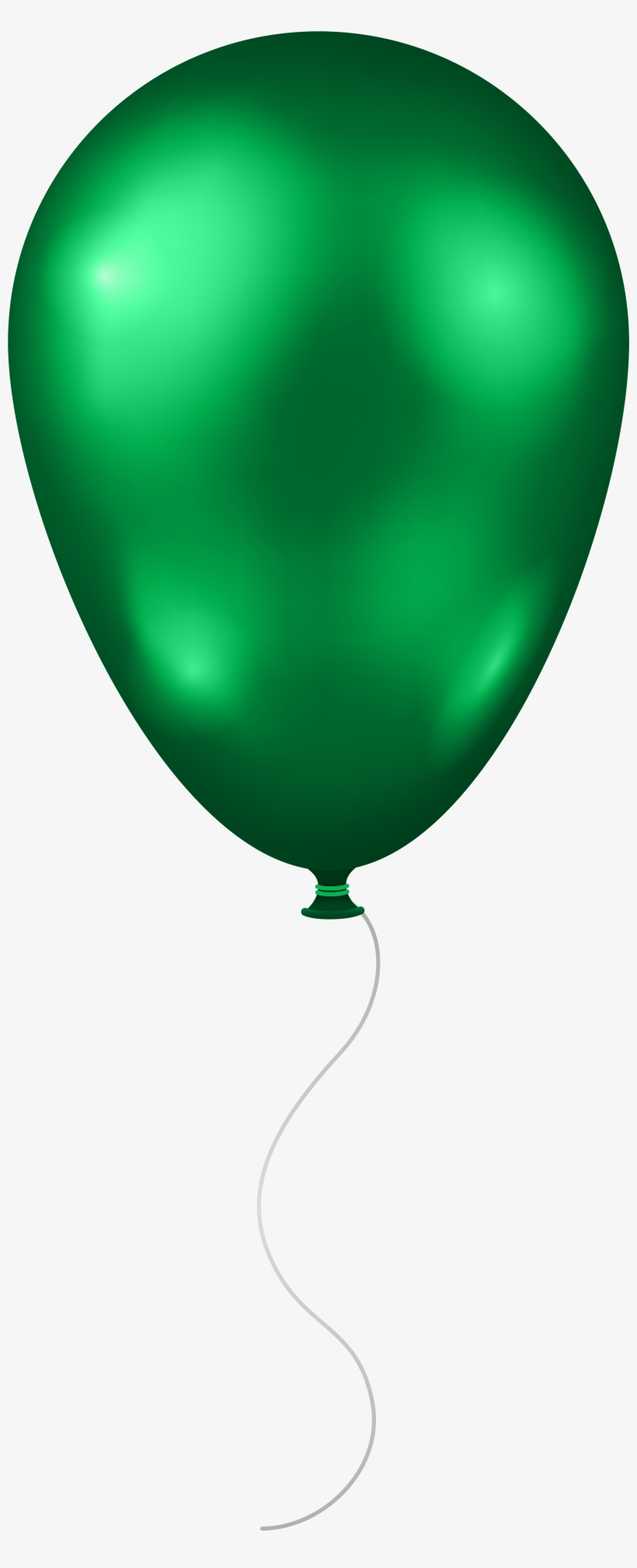 Green Balloon Transparent Png Clip Art Image - Balloon, transparent png download