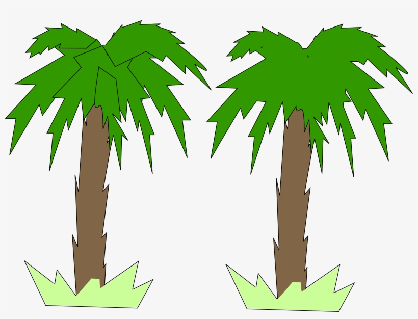 This Free Icons Png Design Of Toon Palm Tree, transparent png download
