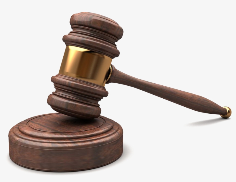 Gavel Free Png Image - Court Hammer Png, transparent png download