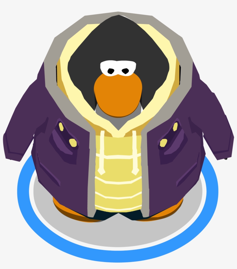 Purple Parka In-game - Clothing, transparent png download
